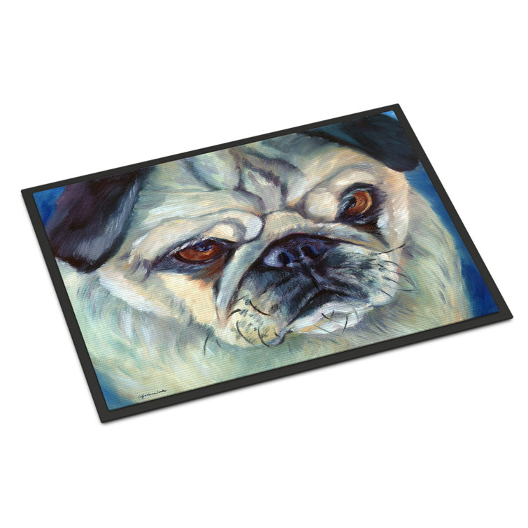 pug welcome mat
