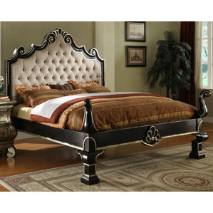Liege King Upholstered Panel Bed by Eastern Legends