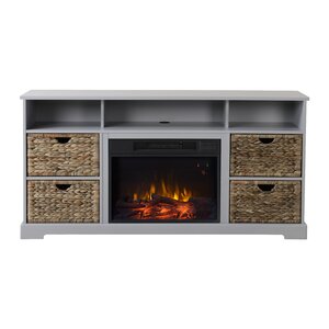 Anniston Media Electric Fireplace TV Stand