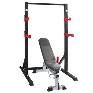 Details about   NEW Adjustable Portable Squat Power Rack Weight Bench Press Barbell Stand Holder 