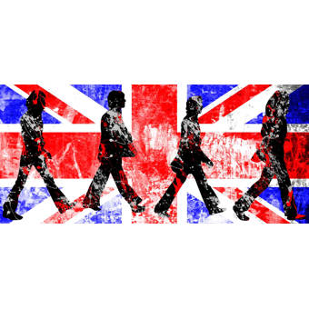 Ivy Bronx Beatles Abbey Road Acrylic Painting Print On Canvas