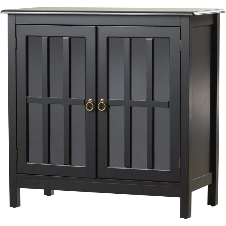 Andover Mills Phillips With Wooden Top 2 Door Accent Cabinet Reviews Wayfair Ca