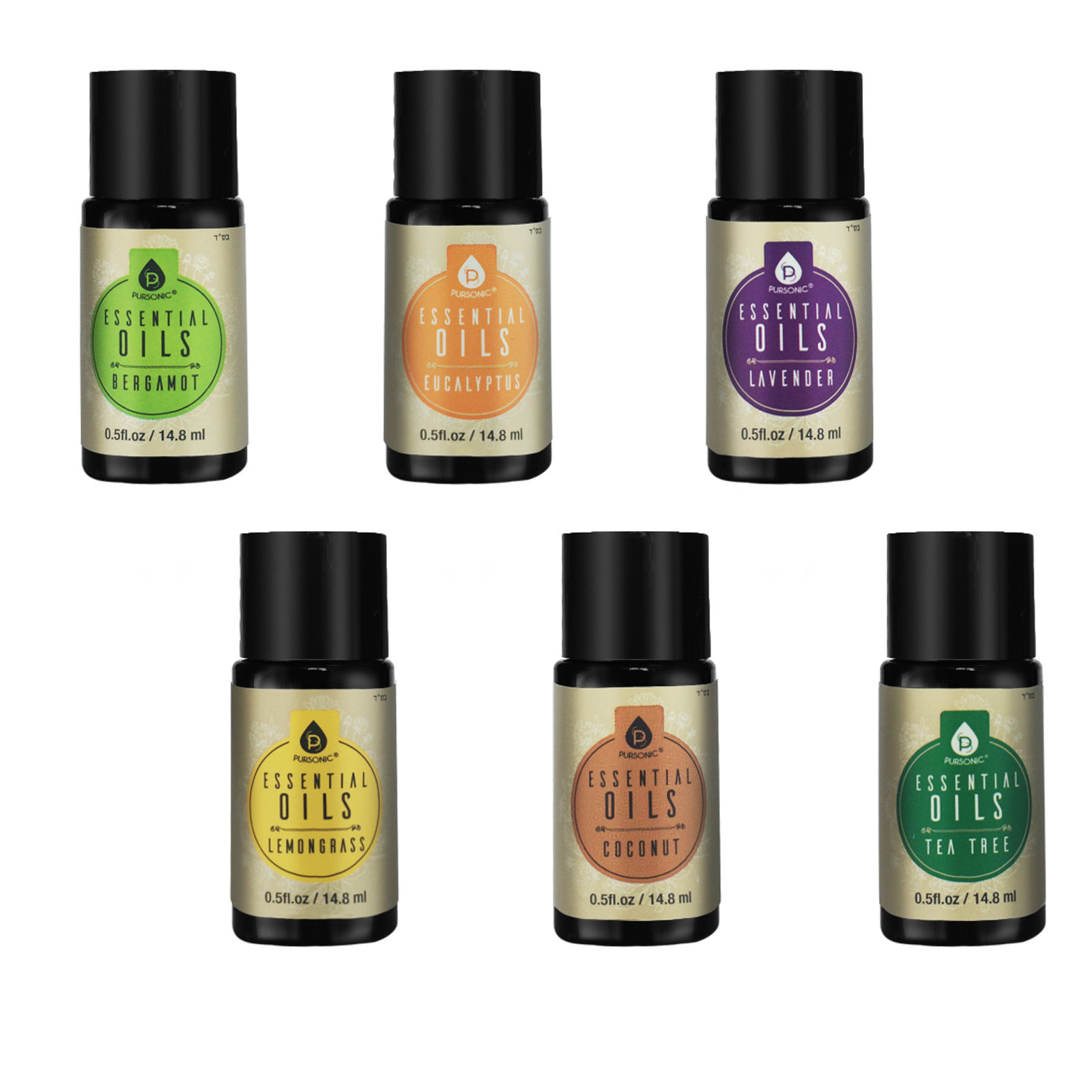 Pursonic 6 Piece Aroma Therapy Essential Oils Set Wayfair