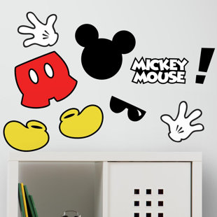 Mickey Mouse And Minnie Children S Cartoon Wall Decal 6 5 X2 5