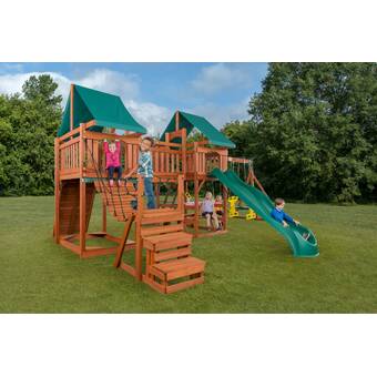 huntington resort wooden playset