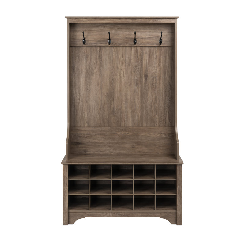 Charlton Home Portemanteau Avec Banc Et Rangement Pour Chaussures Flatiron Et Commentaires Wayfair Ca