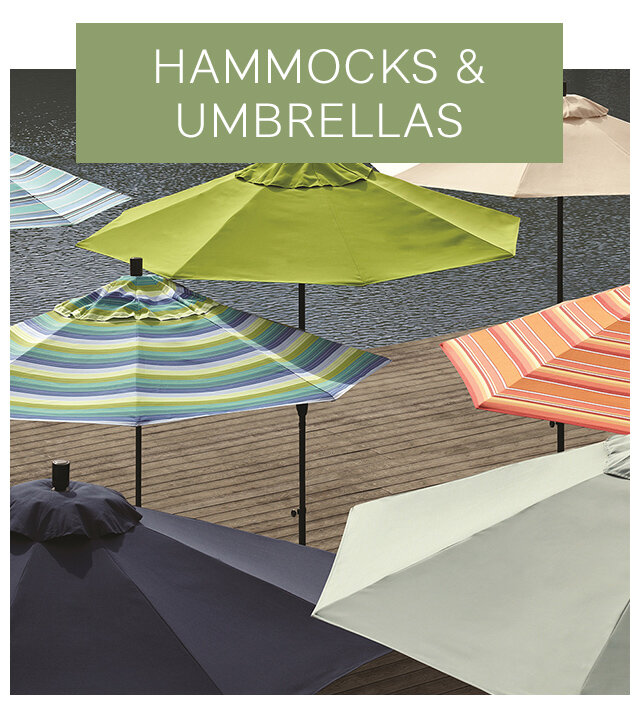 Hammocks and Umbrellas