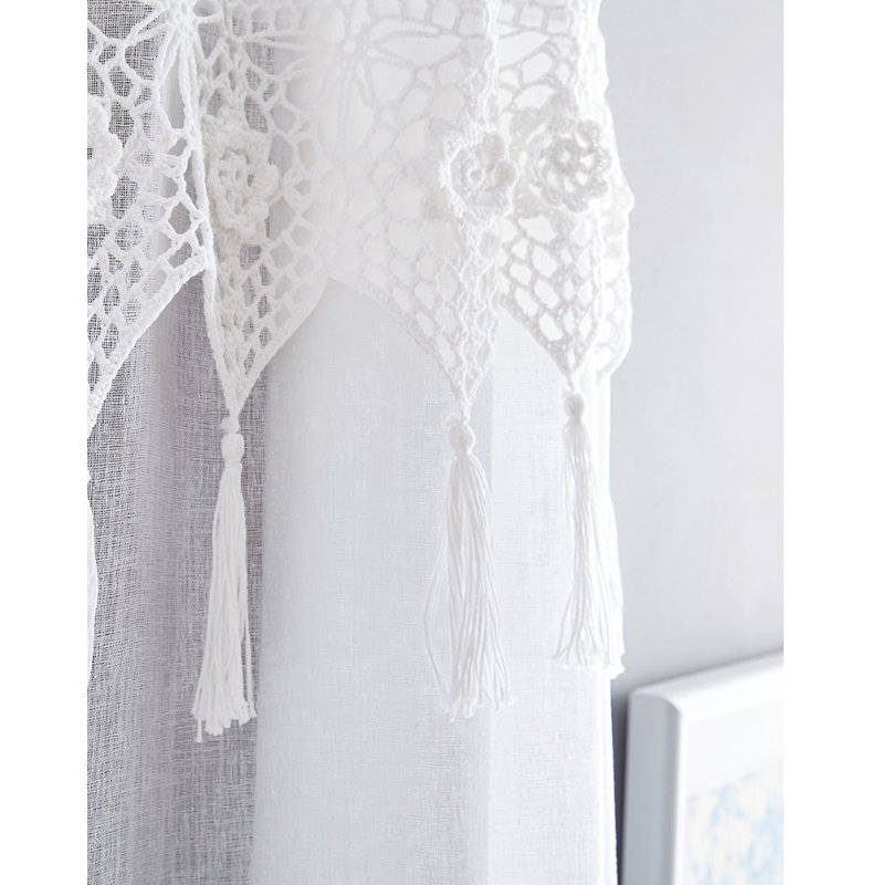 Asbury Solid Sheer Tab Top Single Curtain Panel Reviews Joss