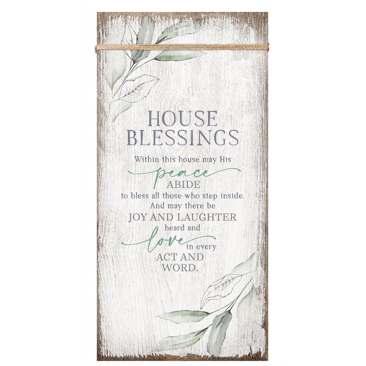 Trinx House Blessings Wall Décor & Reviews | Wayfair