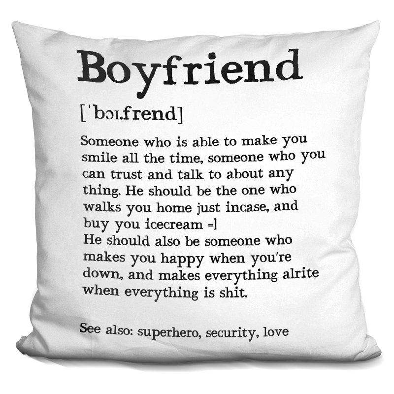 Ebern Designs Lafollette Boyfriend Throw Pillow Wayfair