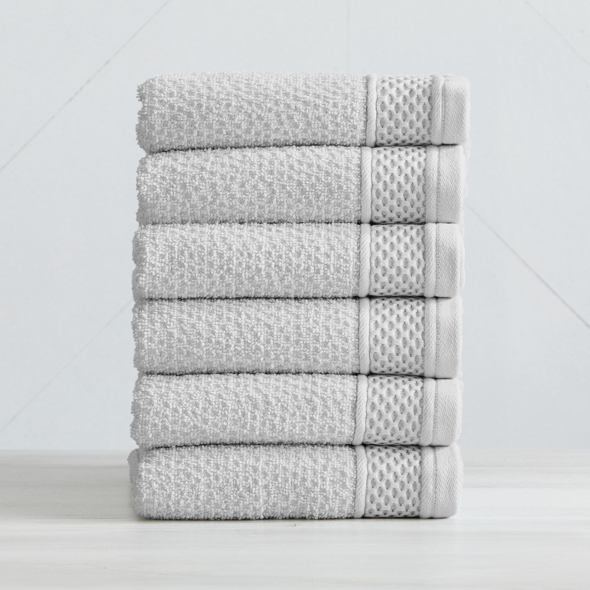 Latitude Run® Sharleez 6 Piece 100 Cotton Towel Set & Reviews Wayfair