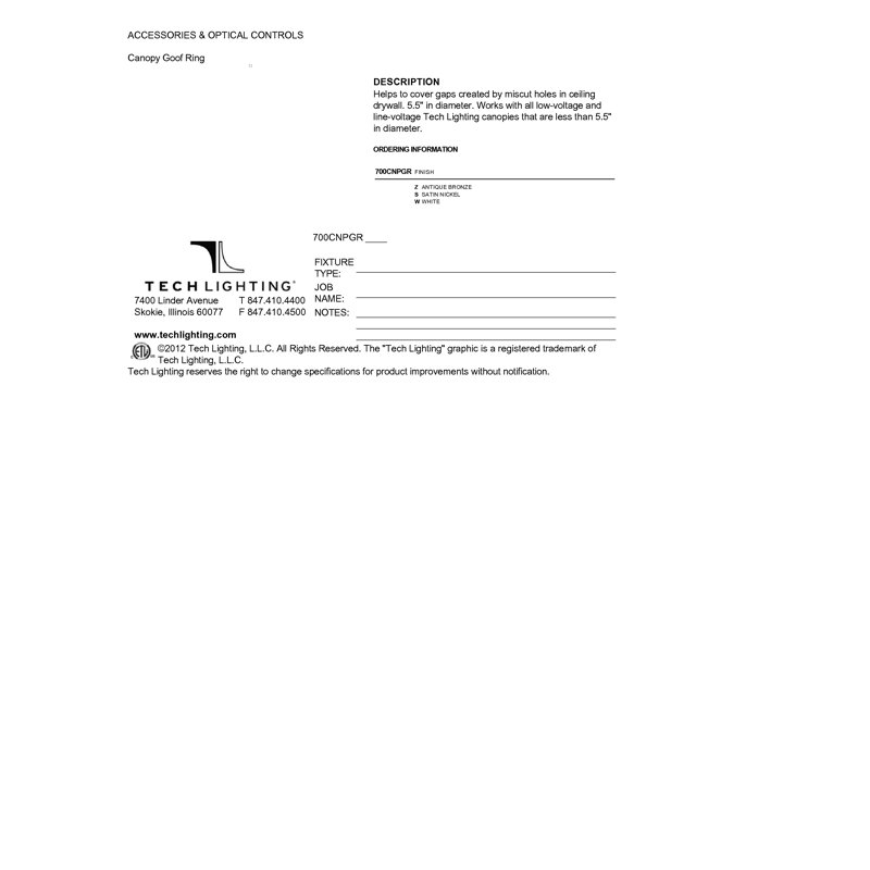 Tech Lighting Goof Ring Canopy Reviews Wayfair