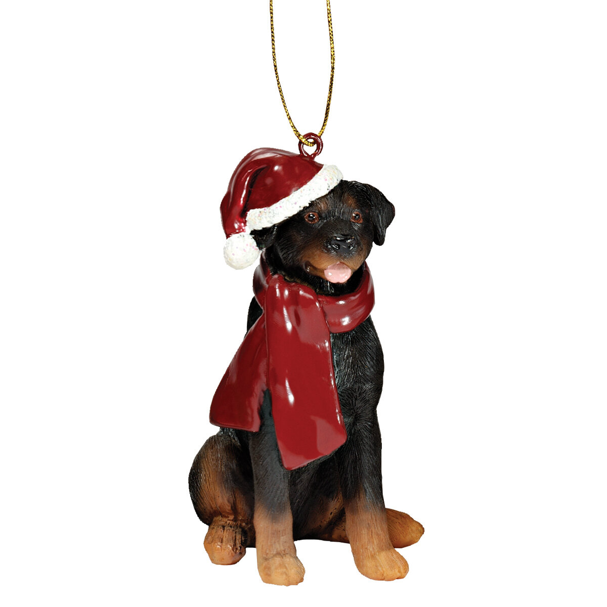 rottweiler christmas ornament