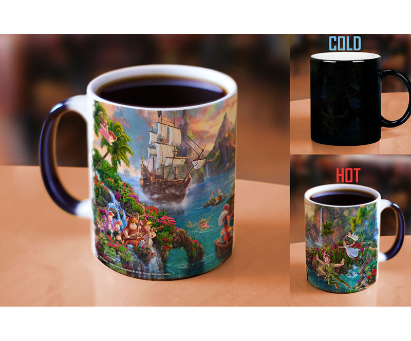 Morphing Mugs Thomas Kinkade Disney S Peter Pan S Neverland