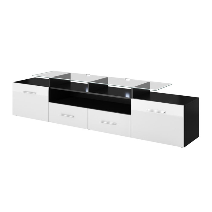 Orren Ellis Casares Cabinet Enclosed Storage Tv Stand For Tvs Up