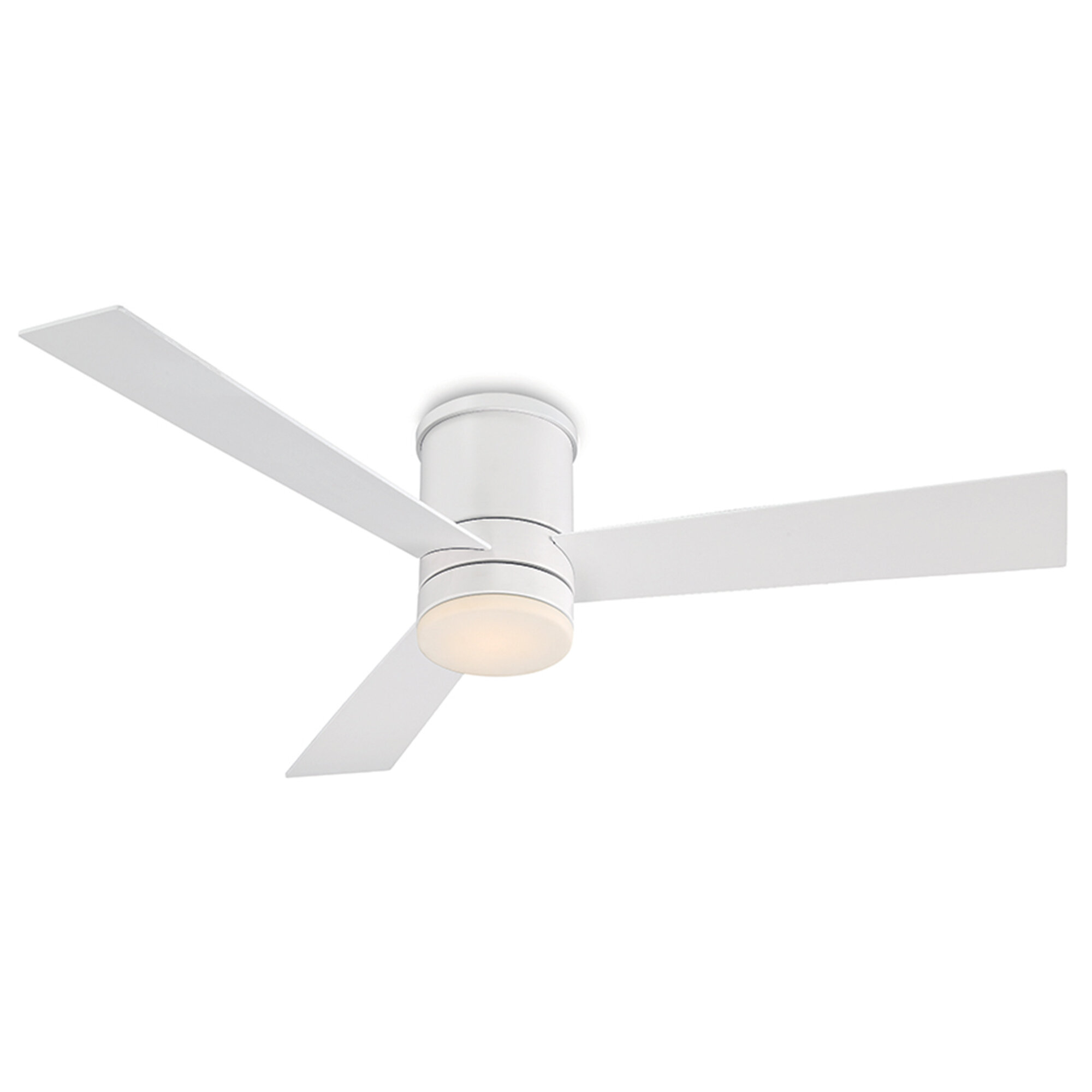 Modern Forms 52 Axis 3 Blade Outdoor Led Smart Flush Mount Ceiling Fan With Remote Control And Light Kit Included Reviews Wayfair