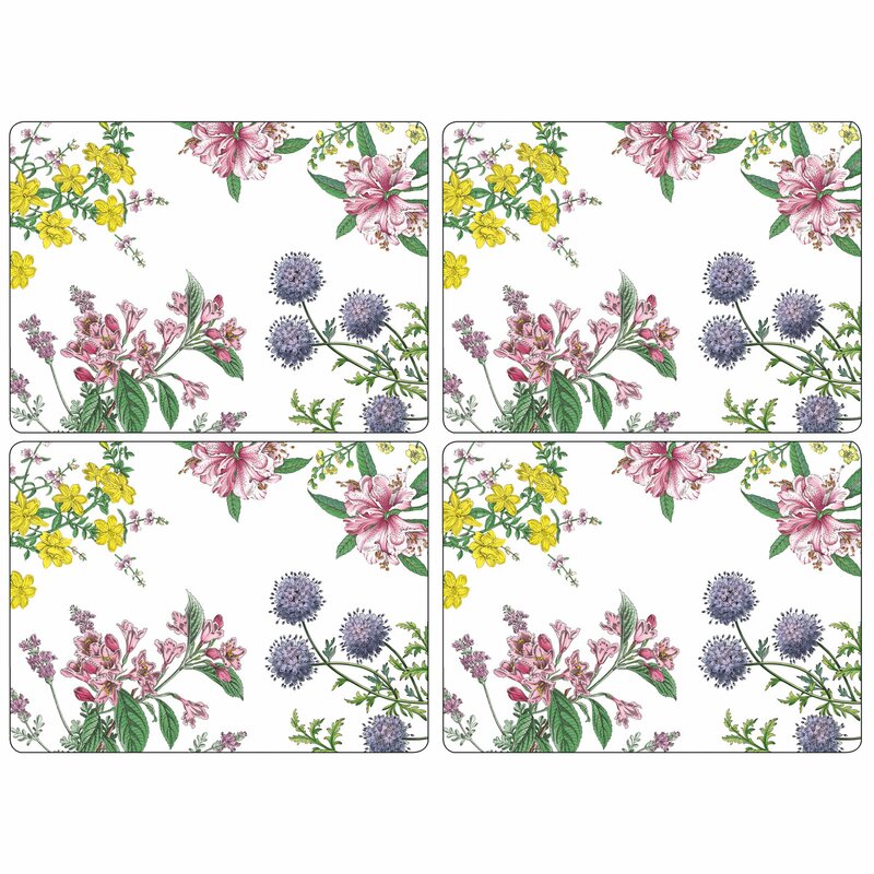 Pimpernel Stafford Blooms Placemats Set Of 4 Wayfair