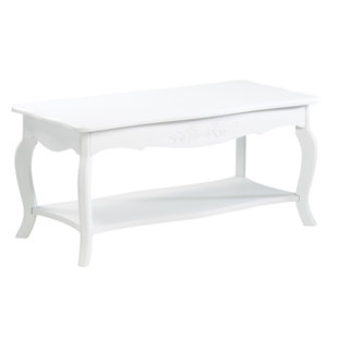 Coffee Tables Joss Main Aya White Elegant Coffee Table