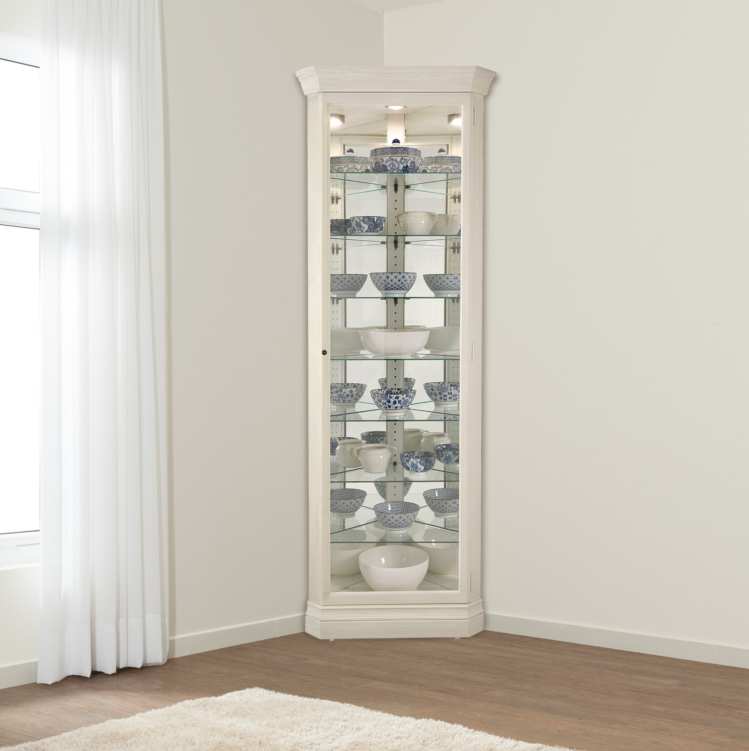 antique glass curio cabinets for sale
