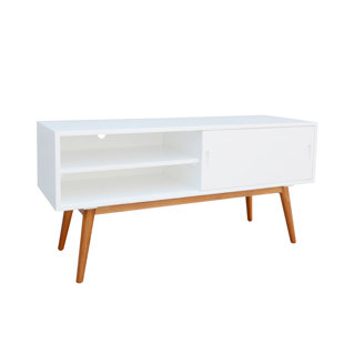 Modern Contemporary White Lacquer Media Console Allmodern Quickview