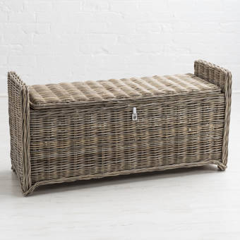 Latitude Run Robs Upholstered Storage Bench Wayfair