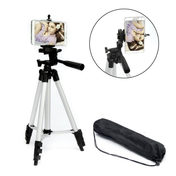 Mobile Phone Tripod Mini Tripod 360 Rotating Metal Ball Head Lightweight Tabletop Tripod Compatible with iPhone/Camera DSLR Gopro/Samsung/Android/Webcam/Vlogging