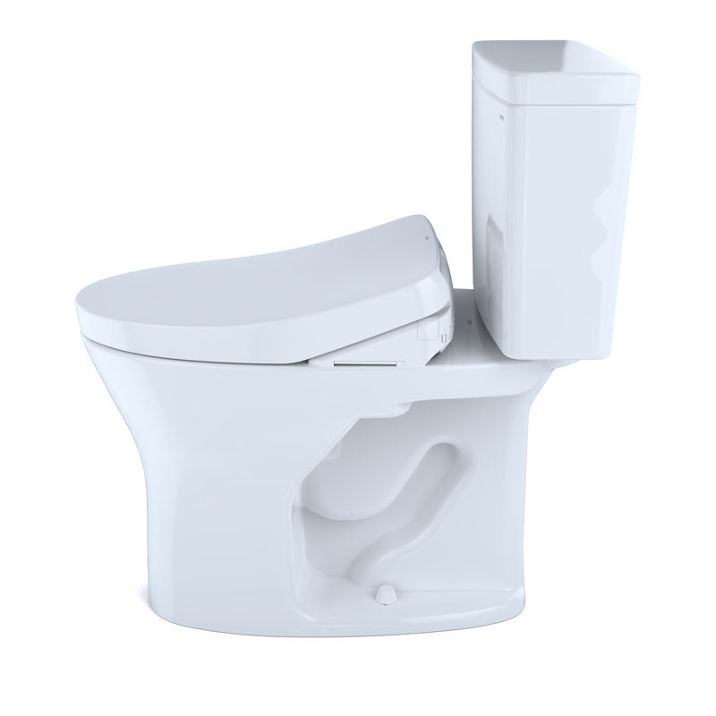 Two Piece Elongated Dual Flush 1 6 And 0 8 Gpf Universal Height Dynamax Tornado Flush Toilet With Auto Flush S550e Bidet Seat Toto Mwcsmfga 01 Drake Washlet Cotton White Kitchen Bath Fixtures Tools