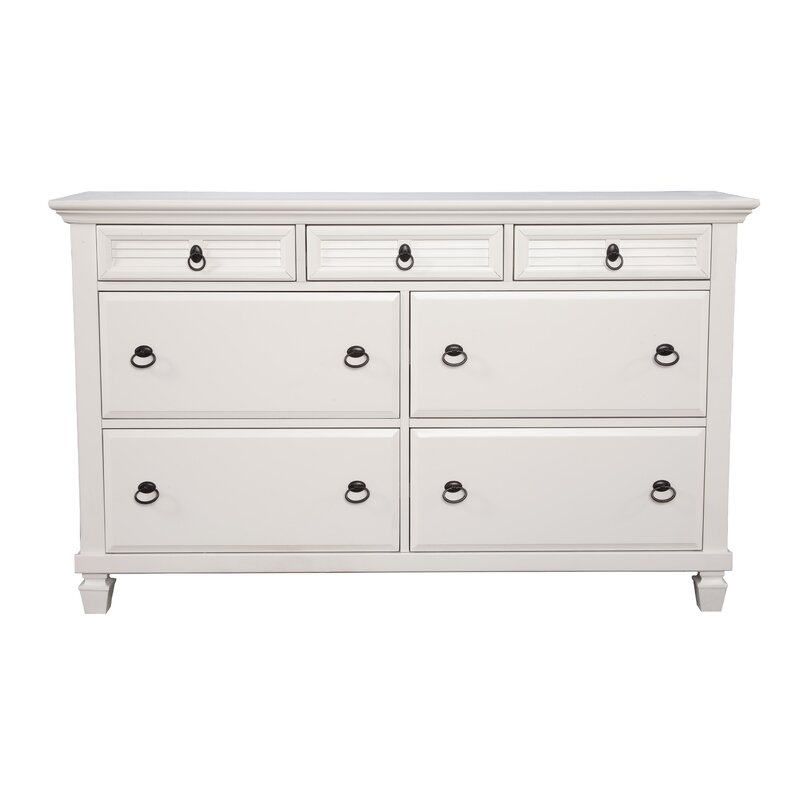 Beachcrest Home Torin 7 Drawer Double Dresser Wayfair