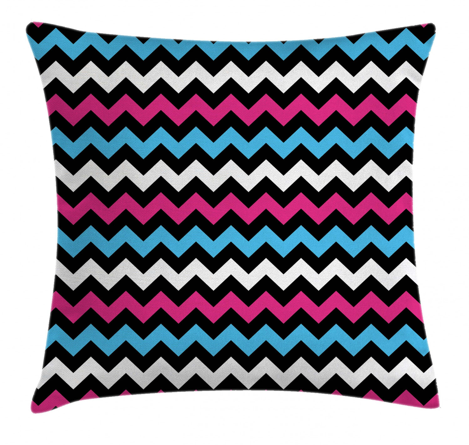 Off-White Brown Zigzag Chevron Home Accent Throw Pillow Cover Pillow Case