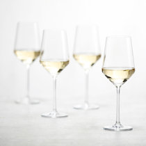 Glasses With Leaves Set Of 6 For White Wine 175 ml 