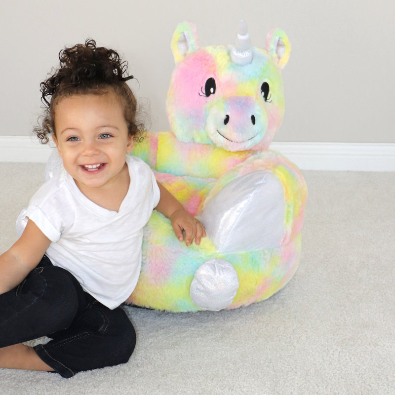 Harriet Bee Tintah Children S Plush Rainbow Unicorn Character Faux