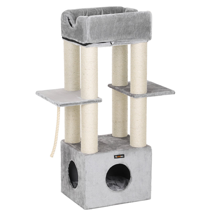 Feandrea Cat Tree For Large Cat Cat Tower With 2 In 1 Perch
