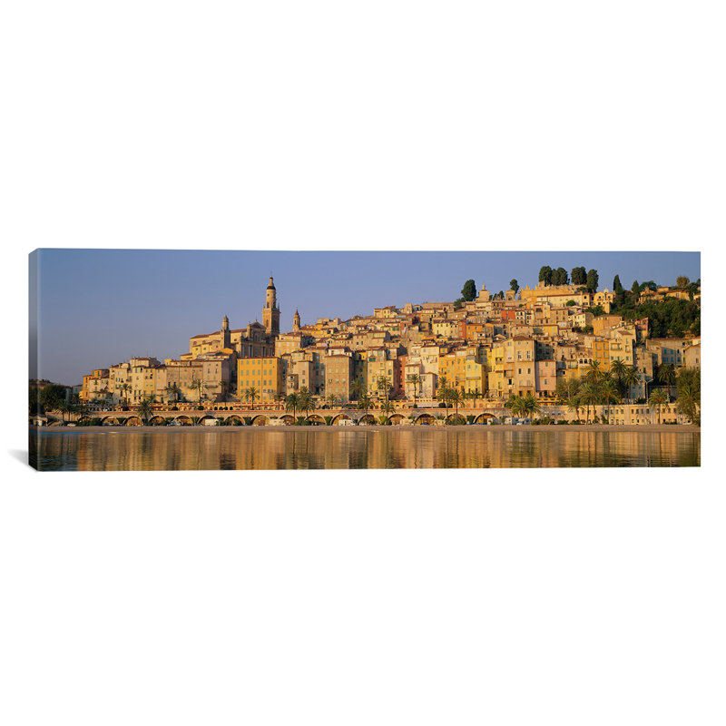 East Urban Home Buildings On The Waterfront Eglise St Michel Menton France Wrapped Canvas Panoramic Photograph Print Wayfair Not an official customer support forum. wayfair