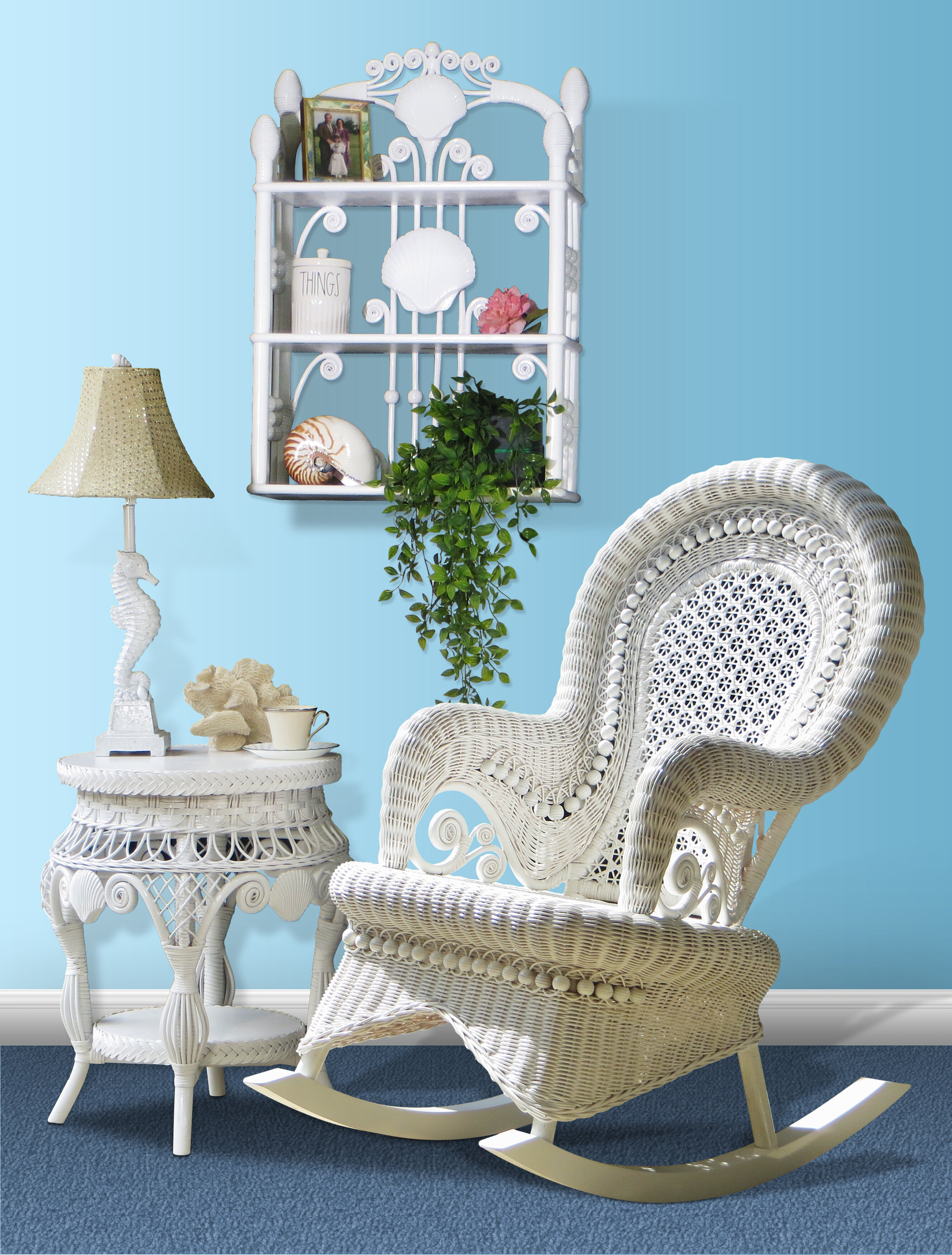 wayfair wicker rocking chairs