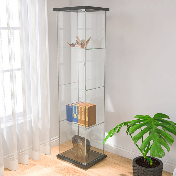 GARY 24"  Acrylic Display Case with Front lock and Three-tier structure 