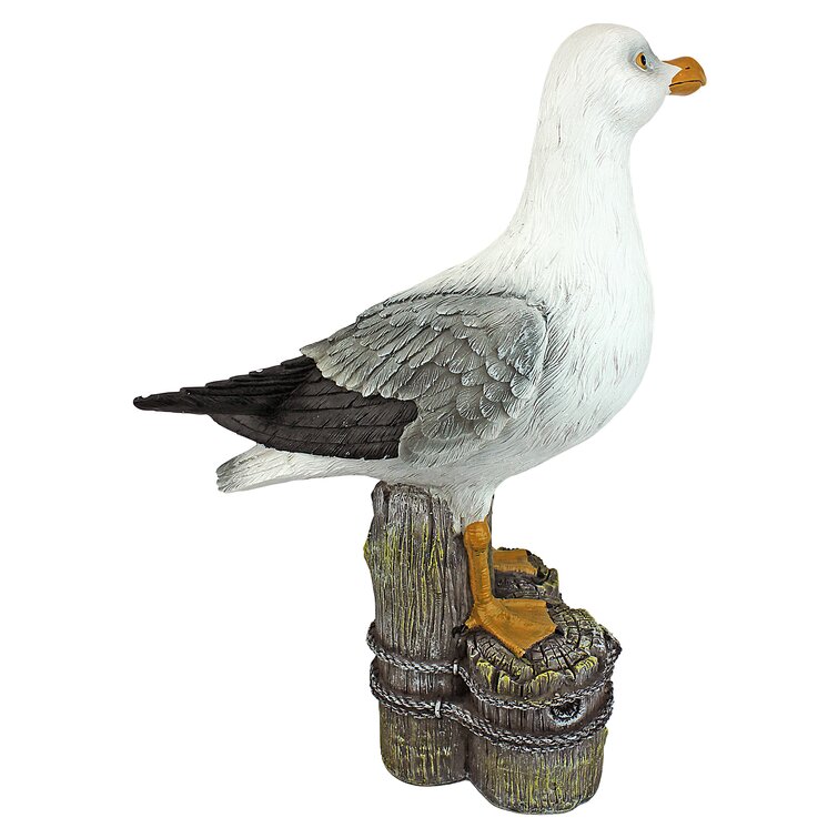 Design Toscano Dockside Seagull Figurine & Reviews | Wayfair