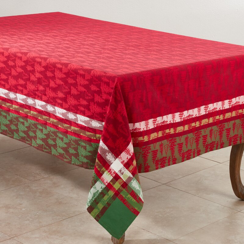 Plaid tablecloth  rectangle  Christmas