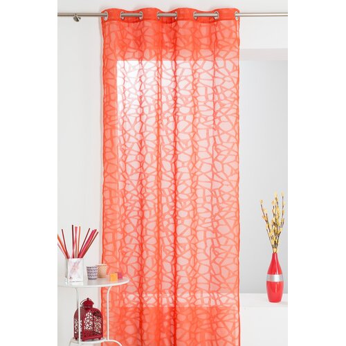 Castleton Home Fantasie Eyelet Sheer Single Curtain ...