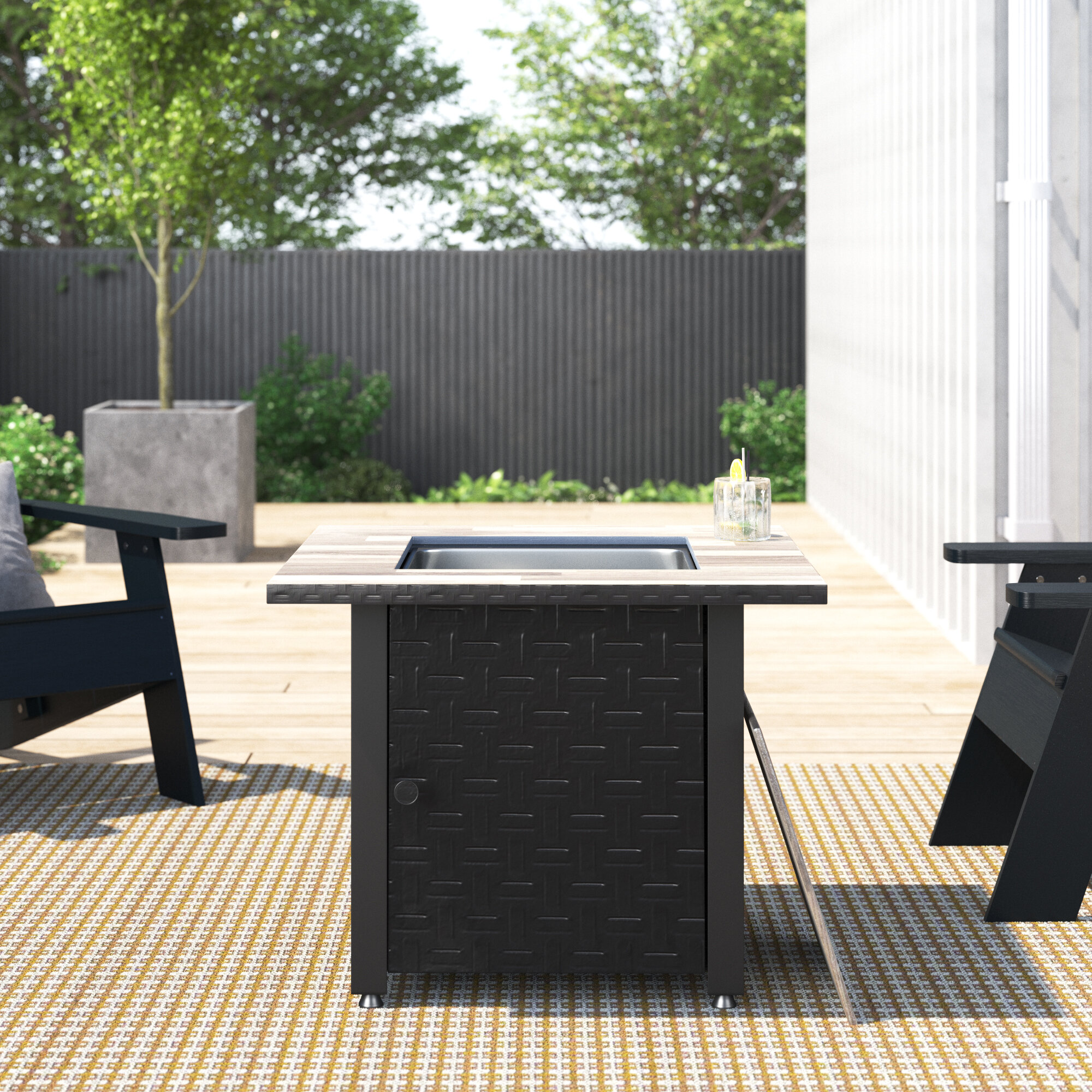 wayfair fire pit seating