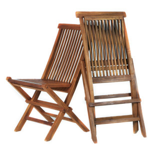 Marley Grade-A Teak Wood Dining Reclining Folding Arm Chair Outdoor Furniture NW 