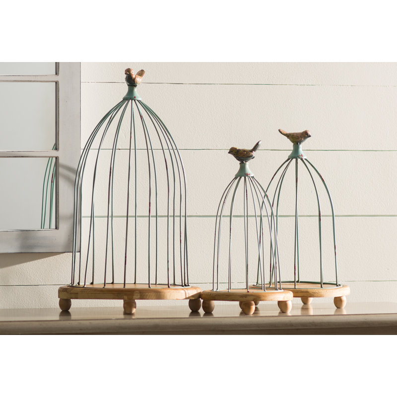 Lark Manor 3 Piece Decorative Bird Cages Set Reviews Wayfair