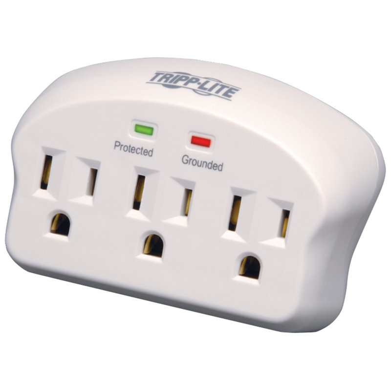 Tripp Lite Direct Plug in Surge Protector Wall Mounted Power Strip