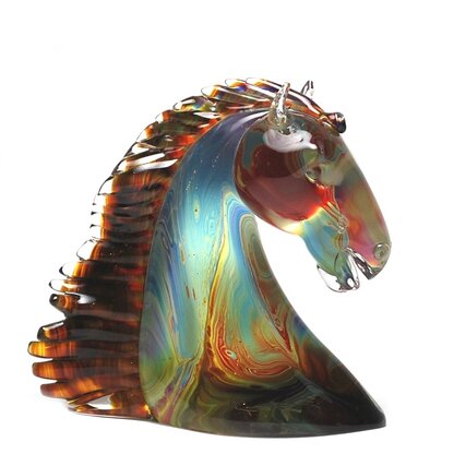 ART by LEWIE Arab Horse Gold Oven Mitt