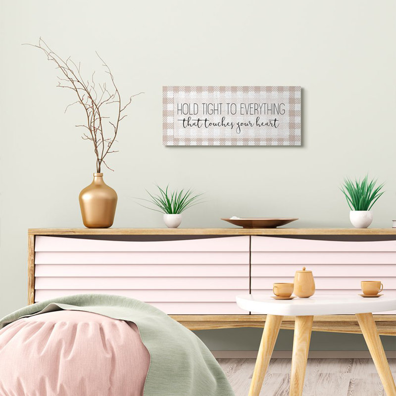 Winston Porter Your Heart Home Family Inspirational Word Pattern Design Graphic Art On Canvas Wayfair