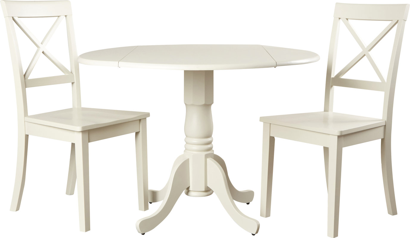 Andover Mills Abrahamic 3 Piece Drop Leaf Dining Set & Reviews | Wayfair Andover Mills Abrahamic 3 Piece Drop Leaf Dining Set & Reviews | Wayfair