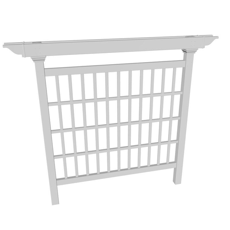 New England Arbors Camden Vinyl Lattice Panel Trellis Reviews