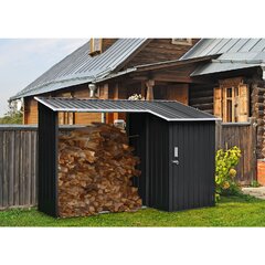 Log Store Wooden Outdoor Garden Shed W-990mm x H-1200mm x D-810mm *Clearance* 