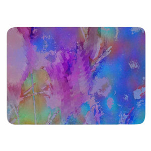 Painterly Foliage Series 3 by Malia Shields Bath Mat