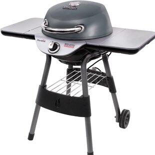 View 40 Patio Bistro Tru Infrared Portable Electric Grill with Side