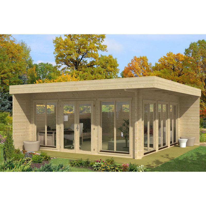 Carlsson 598 Cm X 598 Cm Gartenhaus Home Office Wayfair De
